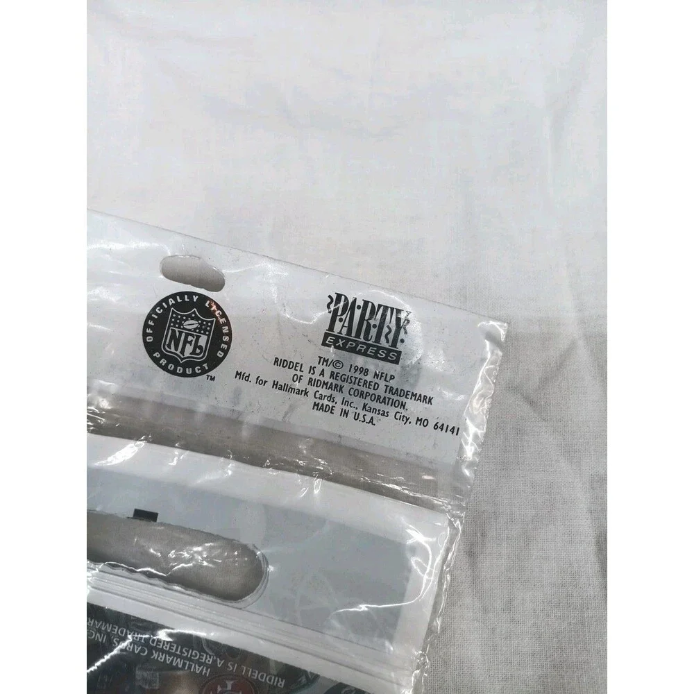 1998 NFL Birthday Party Treat Bags 8 Count